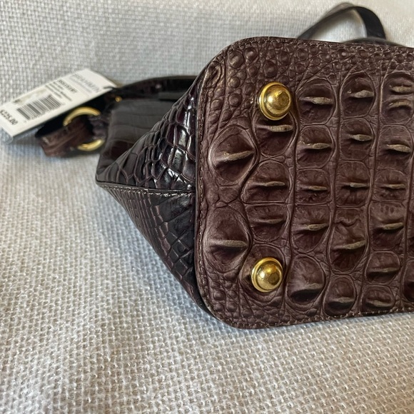 NWT Brahmin mini Asher Anthracite Melbourne Genuine Leather - Picture 11 of 15